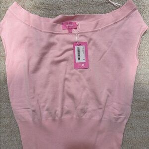 Edikted Light Pink Knit Sleeveless Top